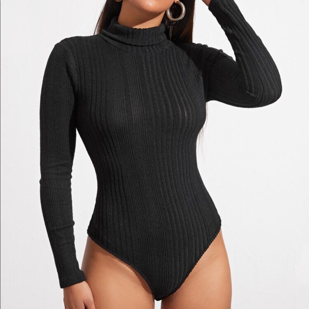 Rolled Neck Bodysuit